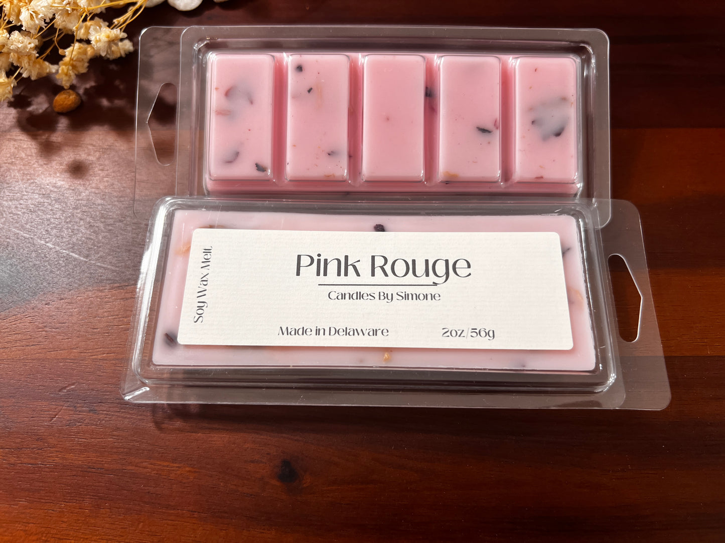 2oz Pink Rouge Wax Melt