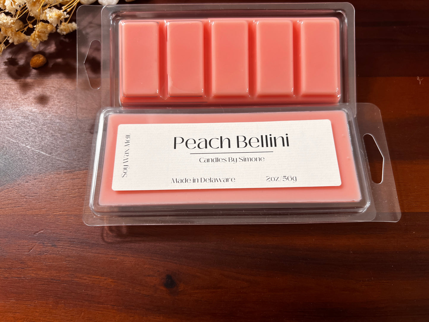 2oz Peach Bellini Wax Melt