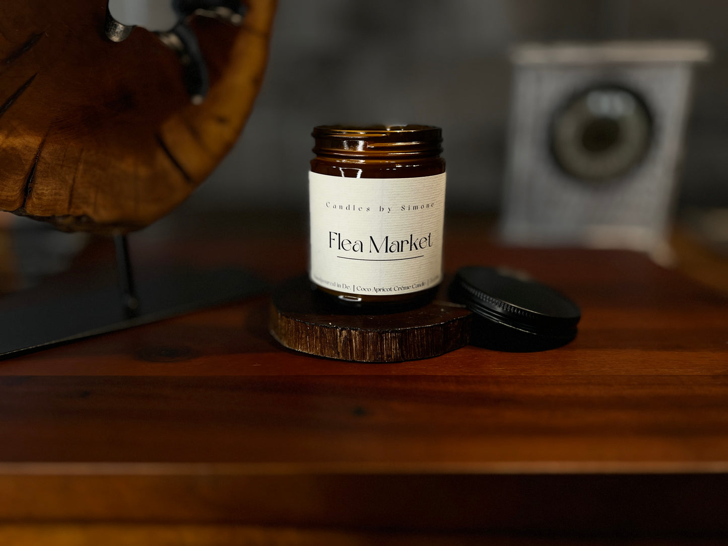 7oz Flea Market Wooden Wick Candle