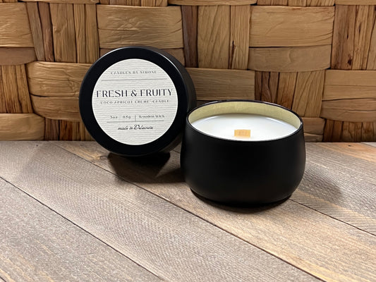 3oz Fresh & Fruity Wooden Wick Candle