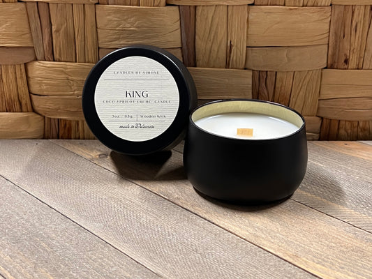 3oz King Wooden Wick Candle