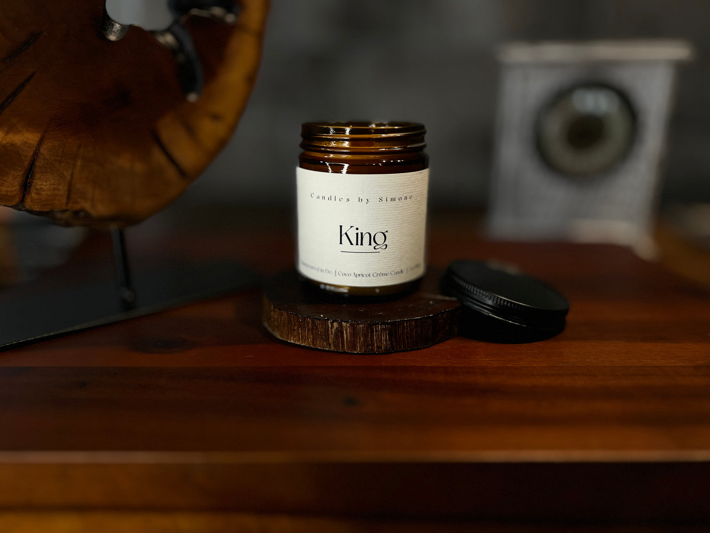 7oz King Wooden Wick Candle