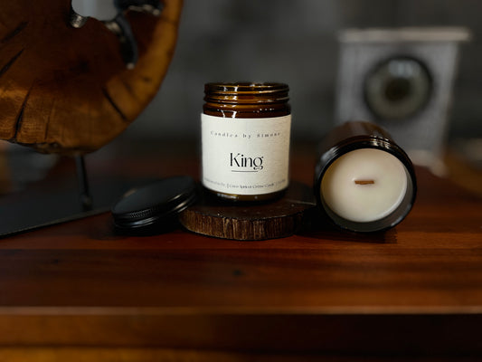 7oz King Wooden Wick Candle